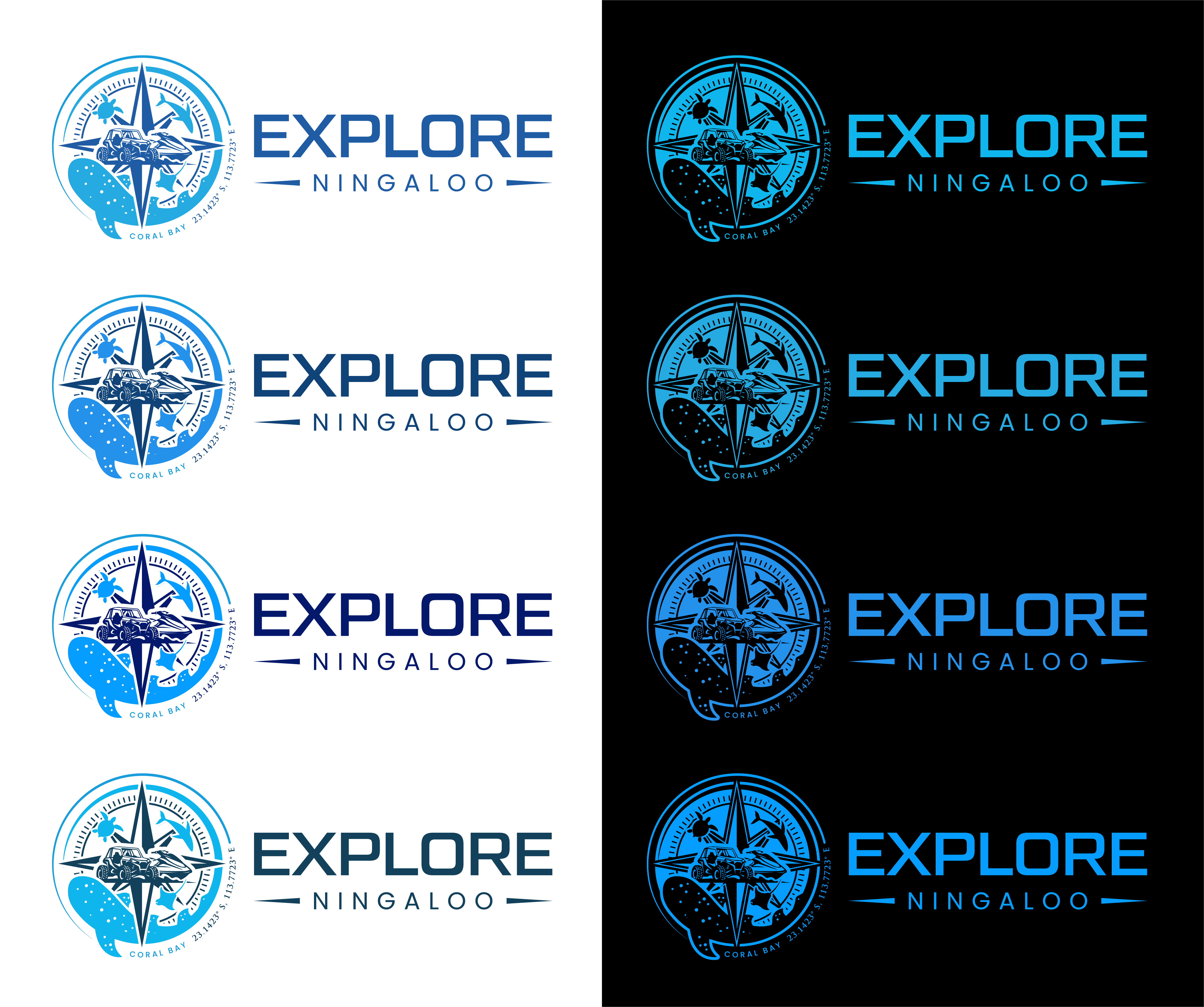 Logo Design by John Mark Arts for Explore Ningaloo  | Design #36322826