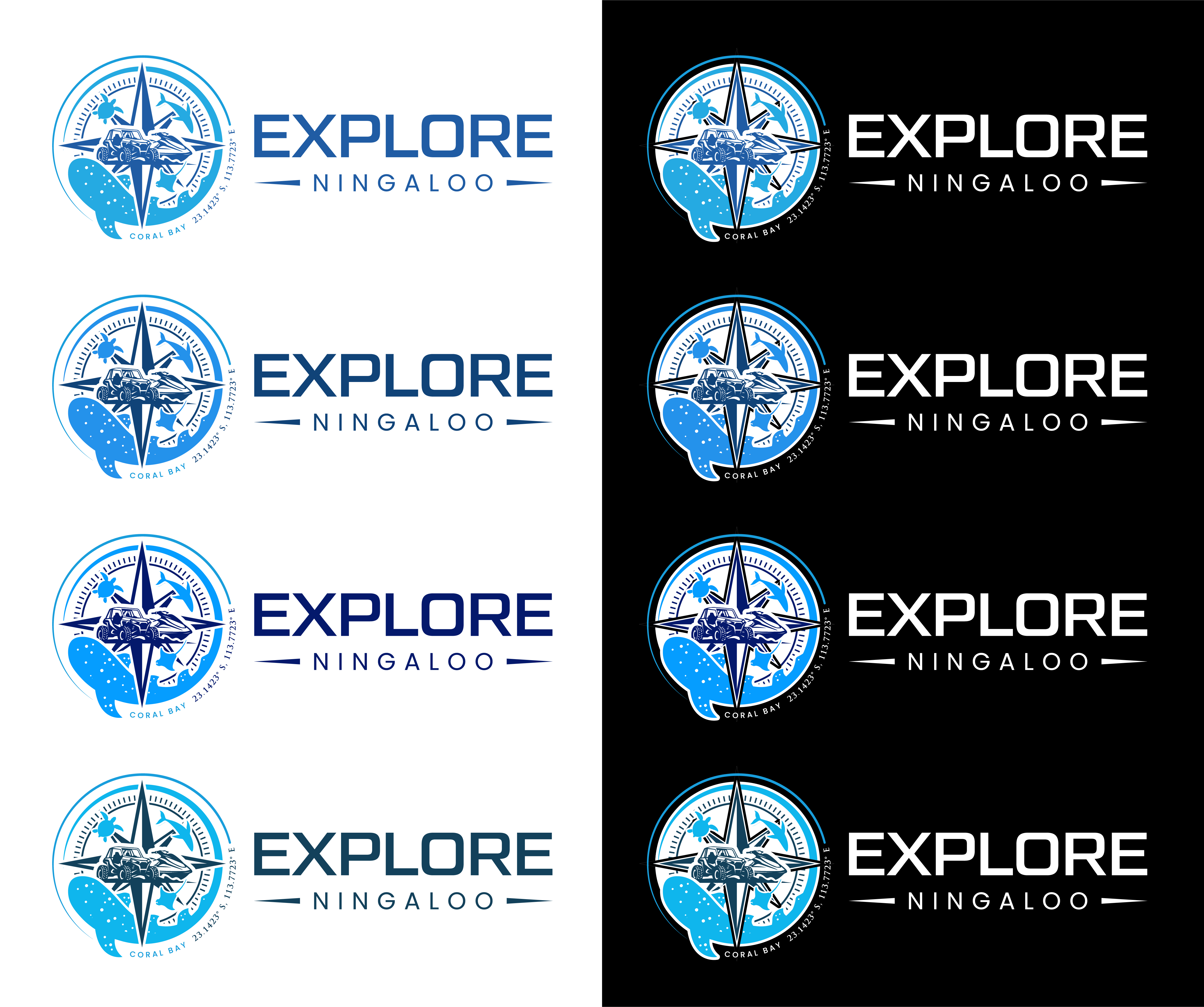 Logo Design by John Mark Arts for Explore Ningaloo  | Design #36322827