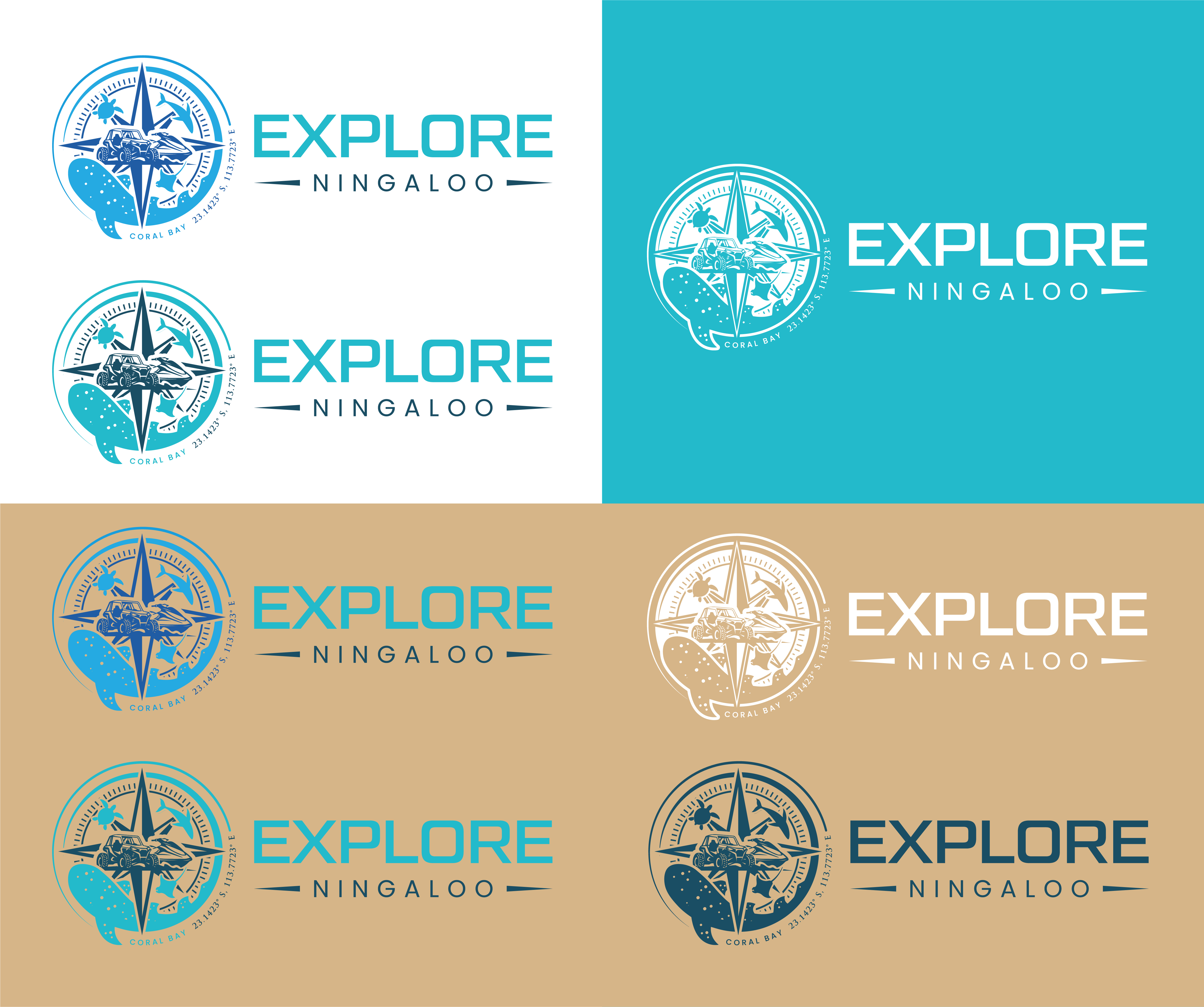 Logo Design by John Mark Arts for Explore Ningaloo  | Design #36323100