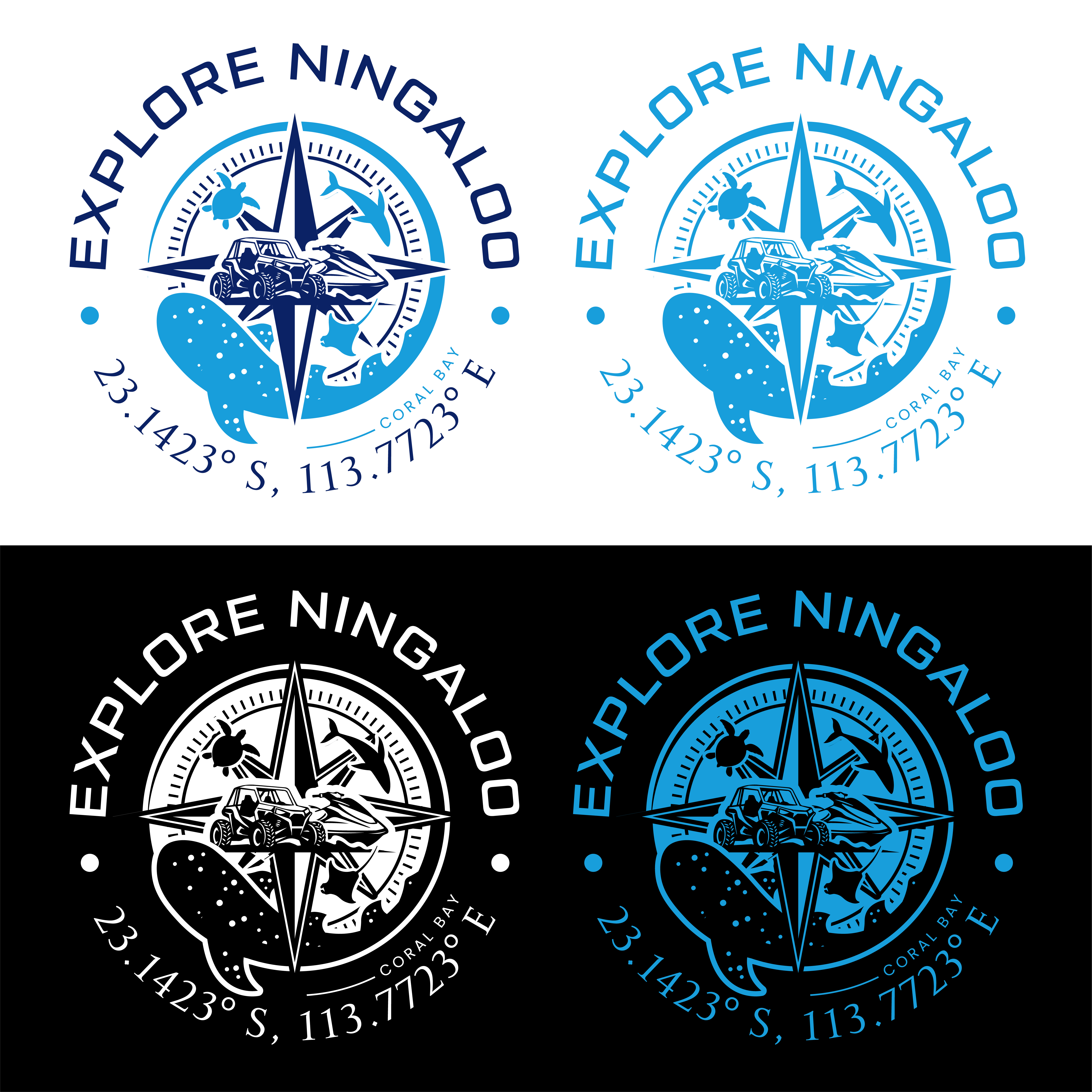 Logo Design by John Mark Arts for Explore Ningaloo  | Design #36332946