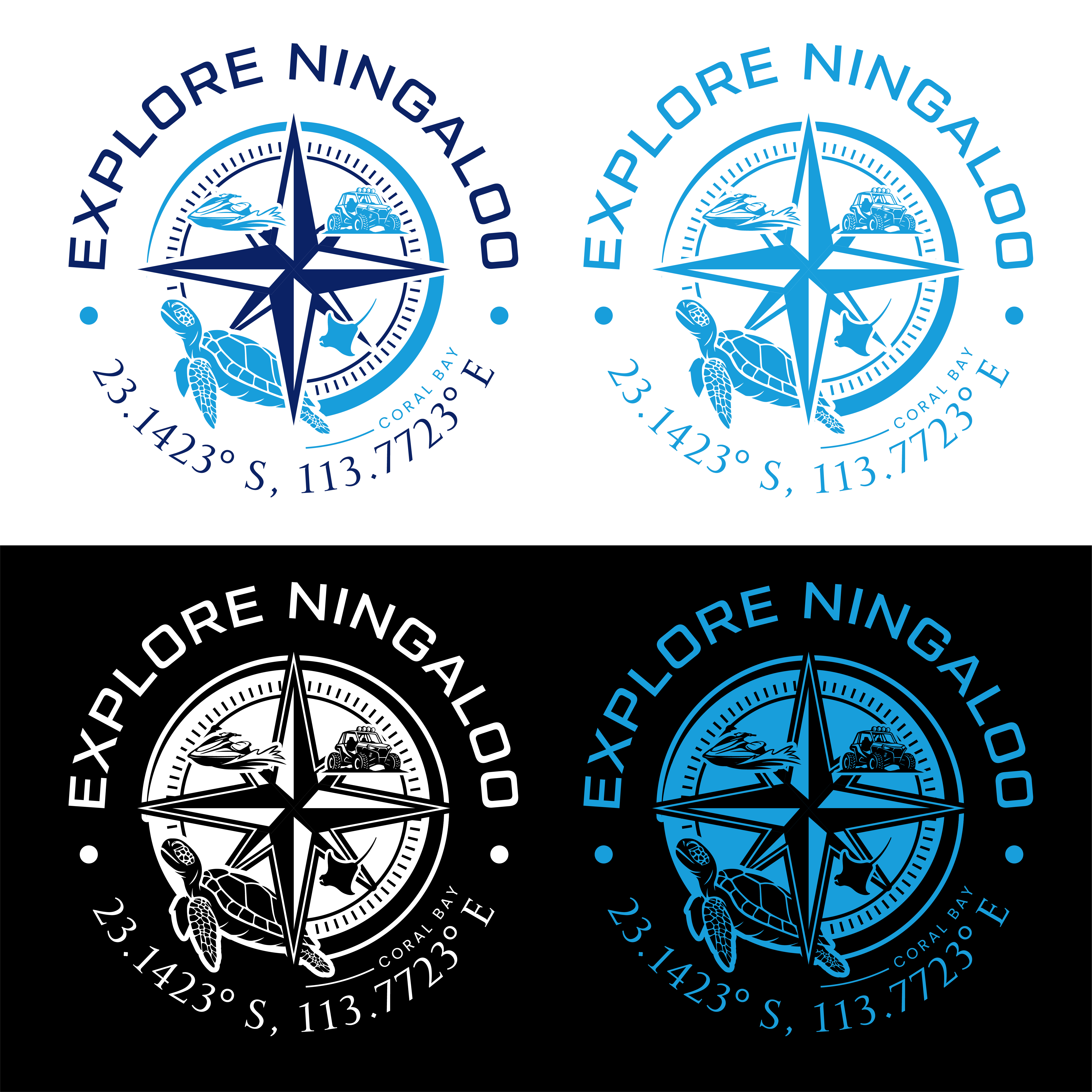 Logo Design by John Mark Arts for Explore Ningaloo  | Design #36412461