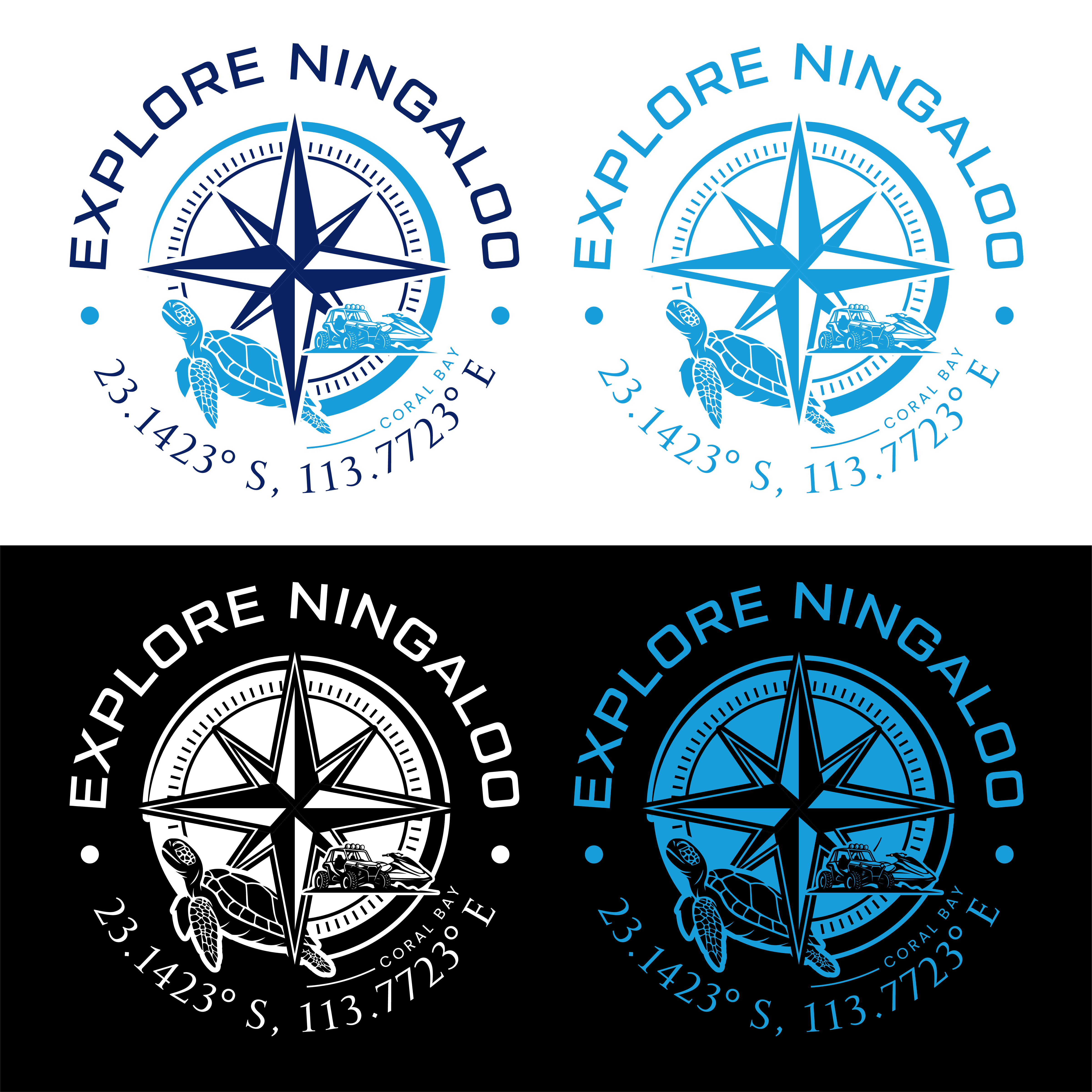 Logo Design by John Mark Arts for Explore Ningaloo  | Design #36412563