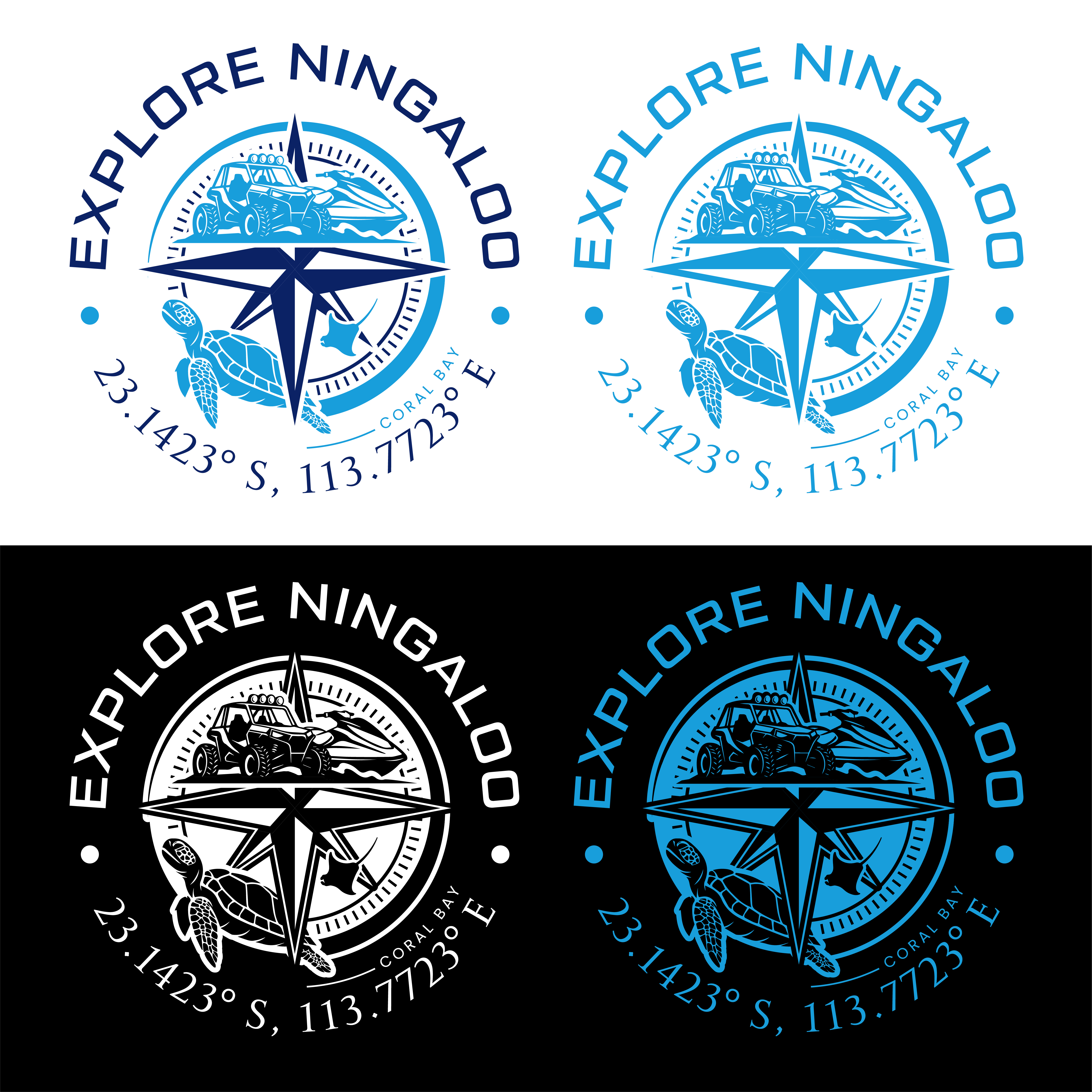 Logo Design by John Mark Arts for Explore Ningaloo  | Design #36412564