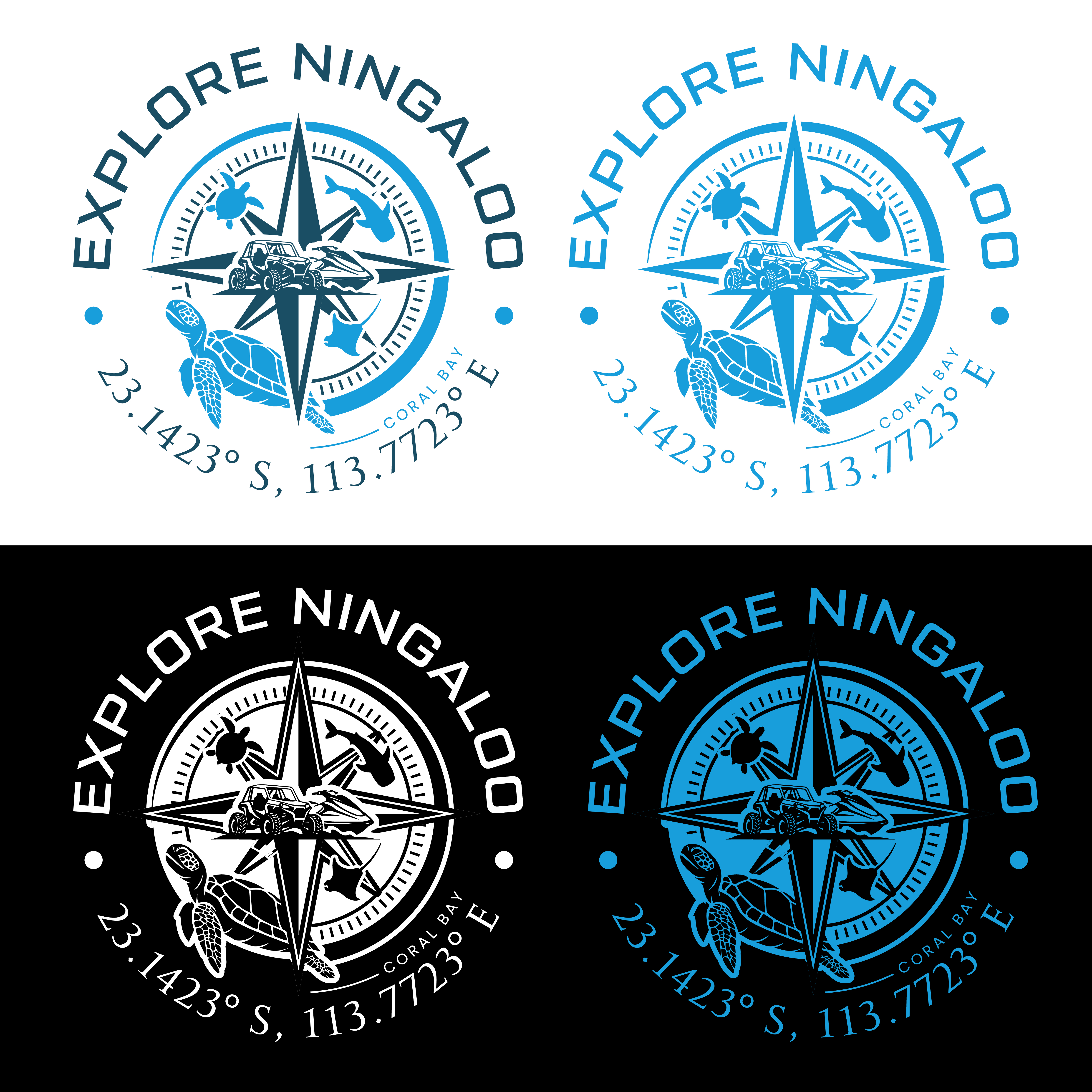 Logo Design by John Mark Arts for Explore Ningaloo  | Design #36416000