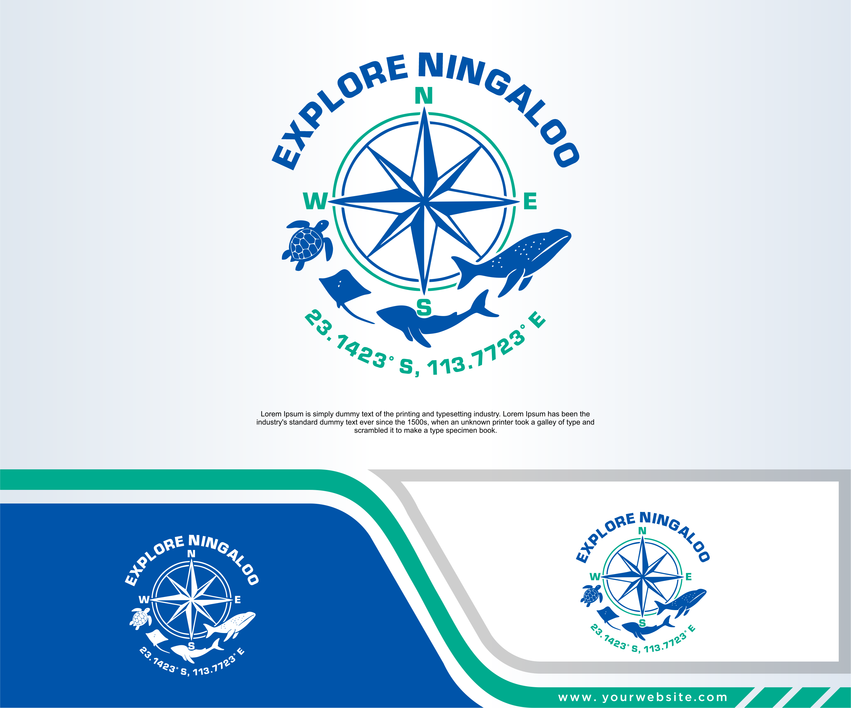 Logo Design by dobleh_creative for Explore Ningaloo  | Design #36274447