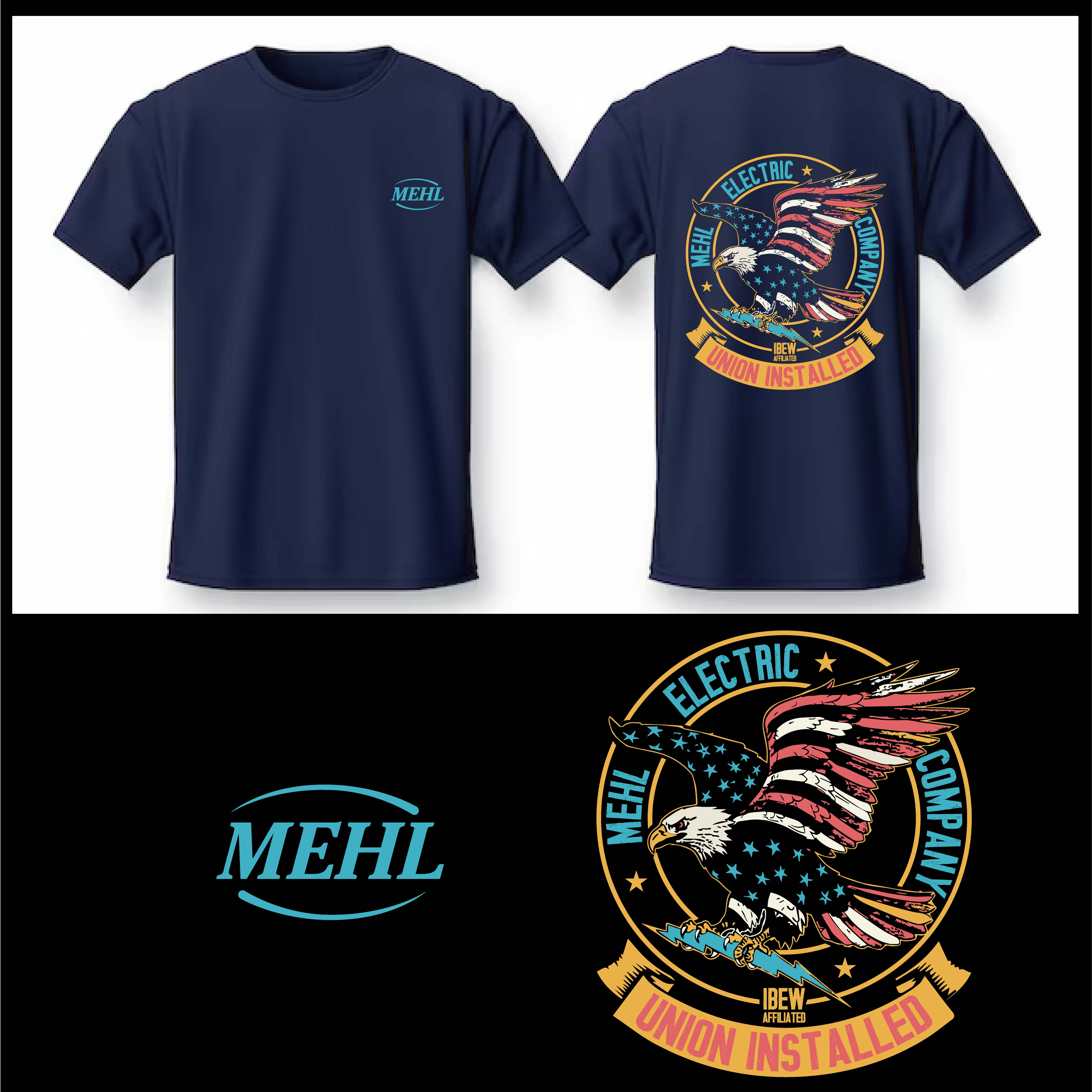 T-shirt Design by onze design for Mehl Electric Company, Inc. | Design #36270467