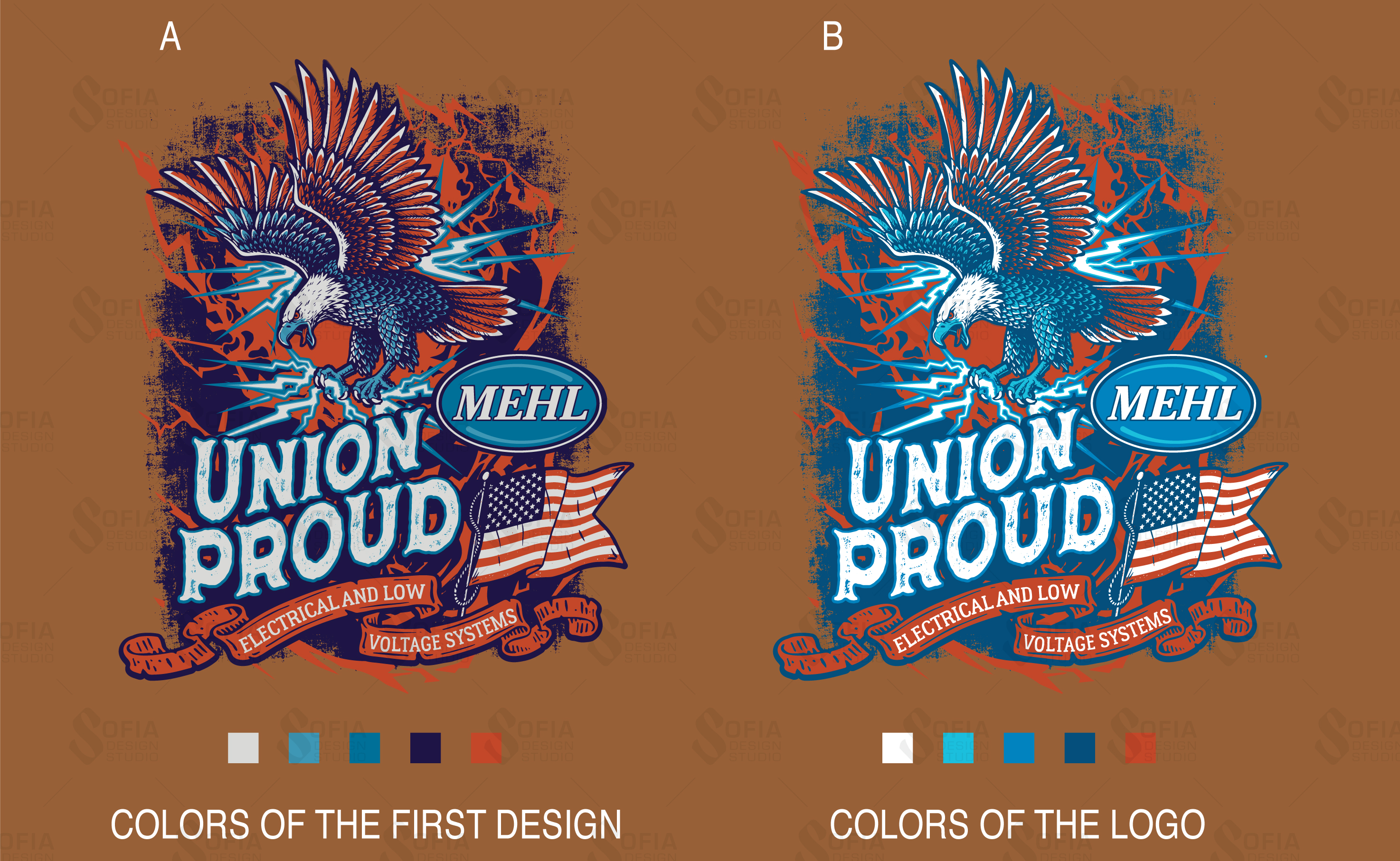 T-shirt Design by SofiaDesignStudio for Mehl Electric Company, Inc. | Design #36345357