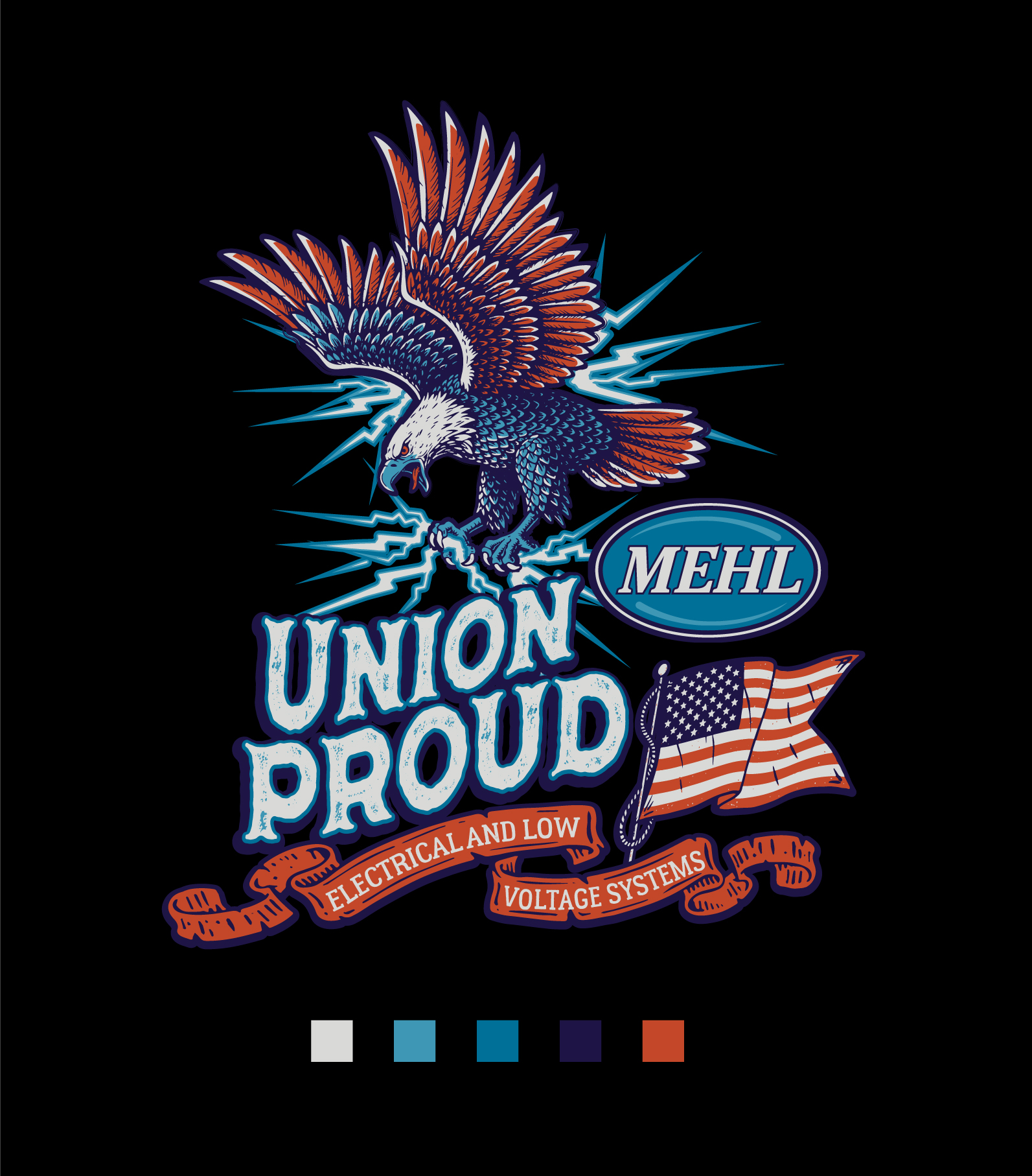 T-shirt Design by SofiaDesignStudio for Mehl Electric Company, Inc. | Design #36351852