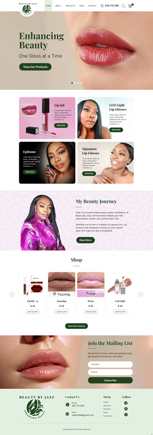 Web Design by pb for this project | Design: #36279288