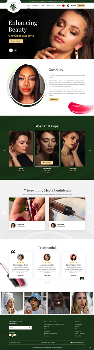 Web Design by pb for this project | Design: #36279298