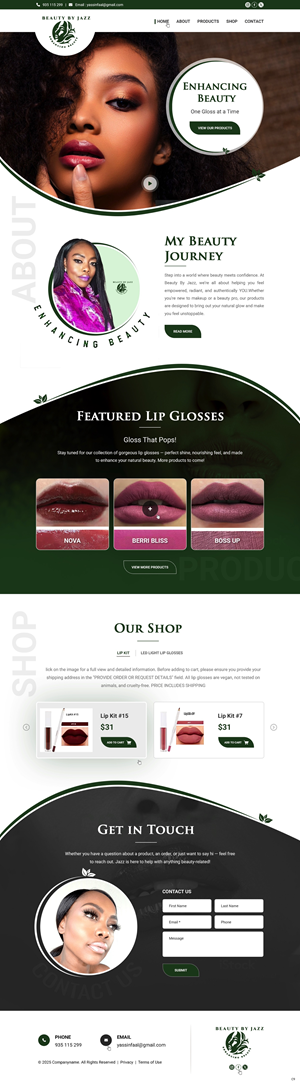 Web Design by pb for this project | Design: #36279310
