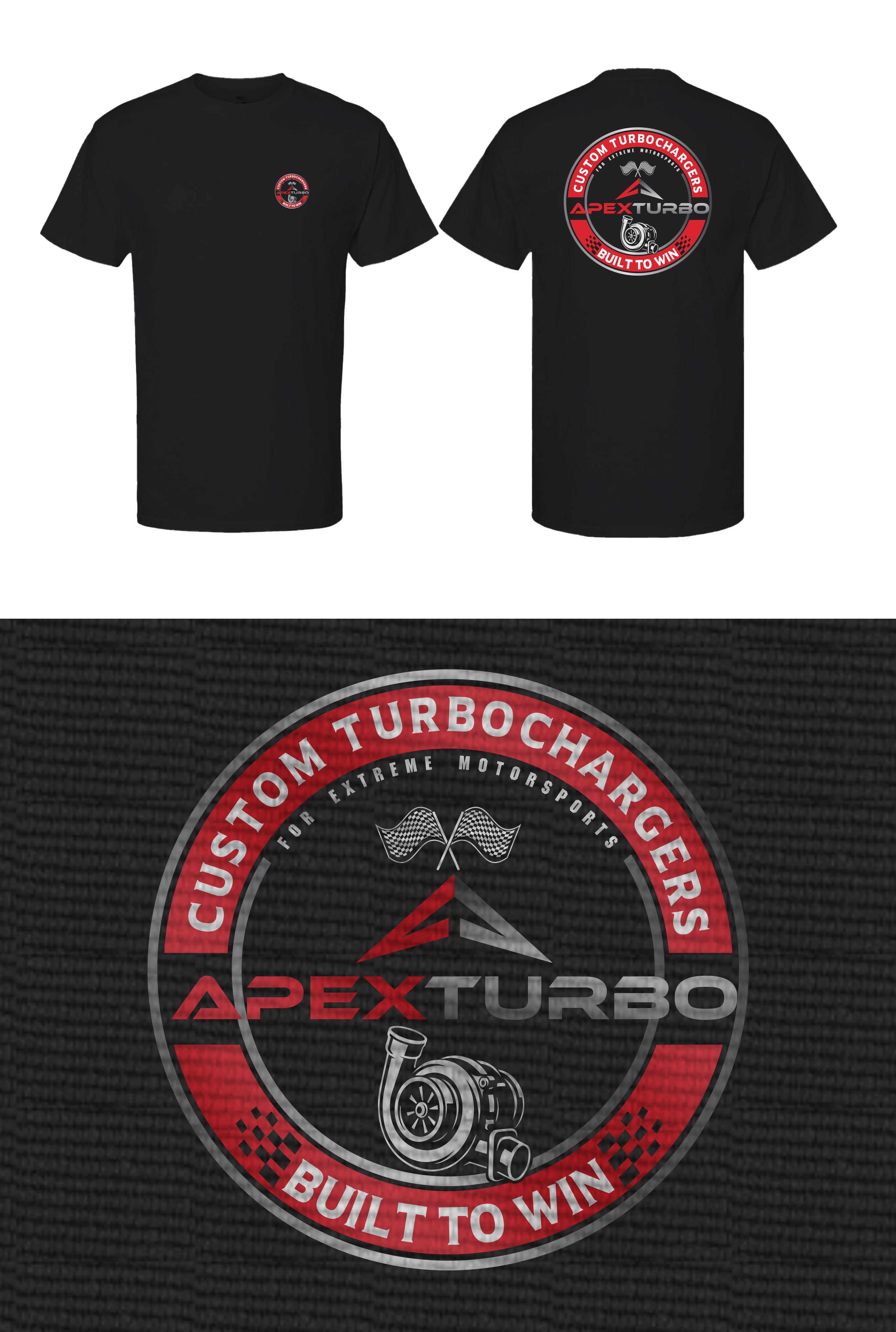 T-shirt Design by KickArt for ApexTurbo LLC | Design #36286044