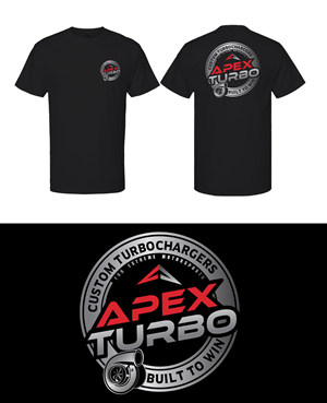 T-shirt Design by KickArt for ApexTurbo LLC | Design: #36286759