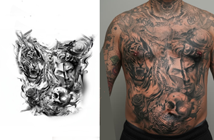 Tattoo Design by Mahder for this project | Design: #36289228