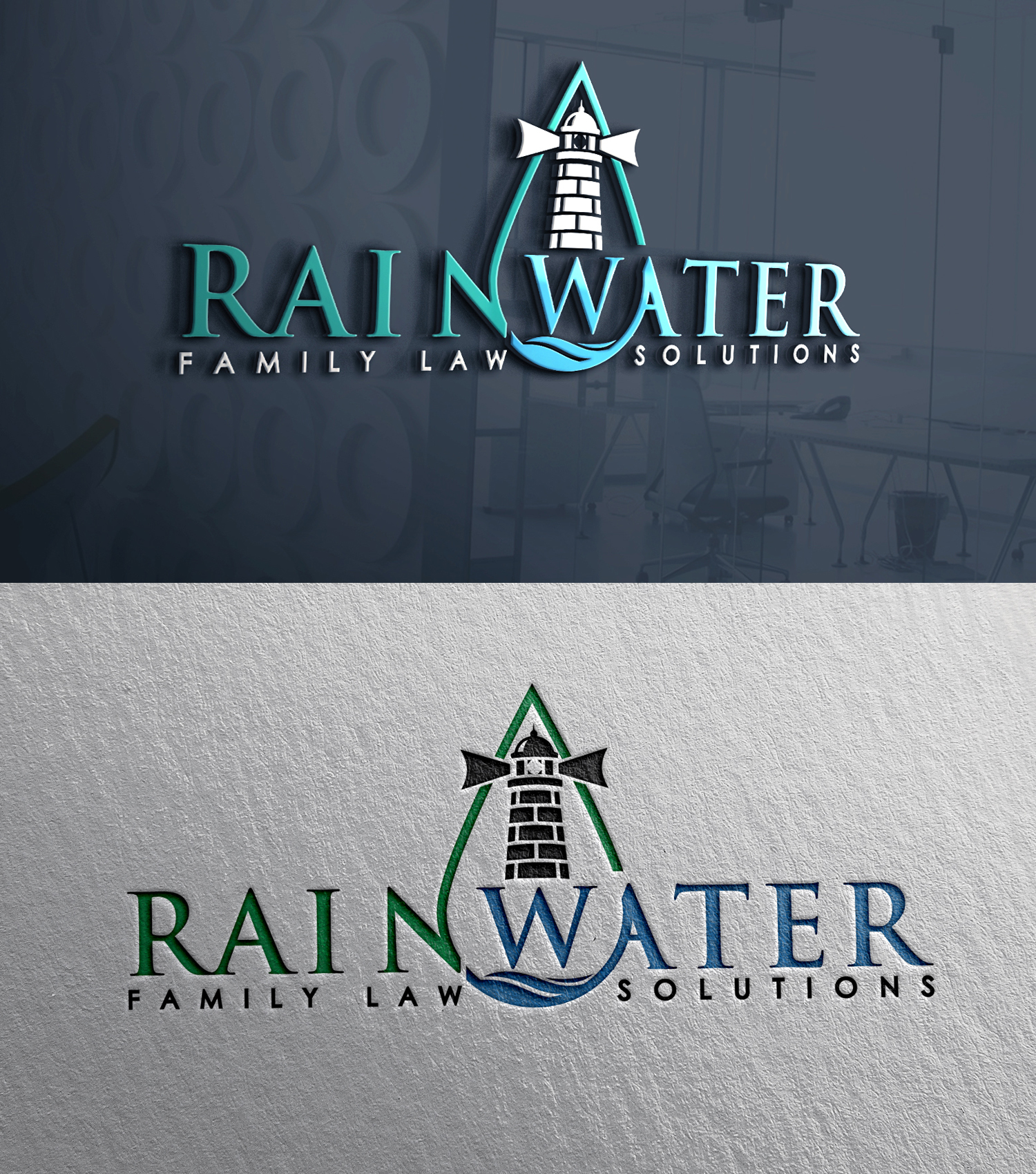 Logo Design by 24ksunny for Rainwater Family Law Solutions, APC | Design #36272731