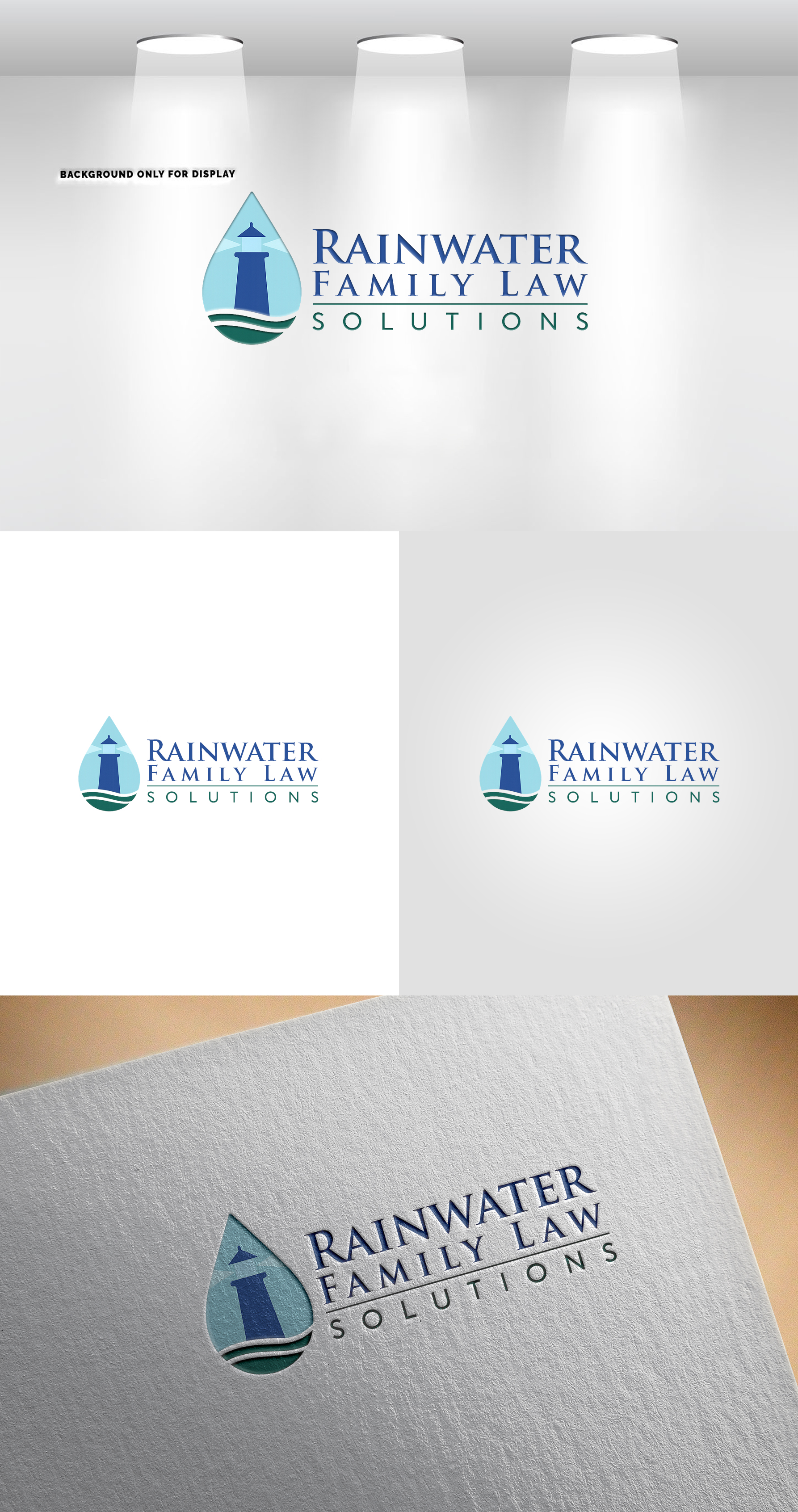 Logo-Design von Rahmina für Rainwater Family Law Solutions, APC | Design #36271982