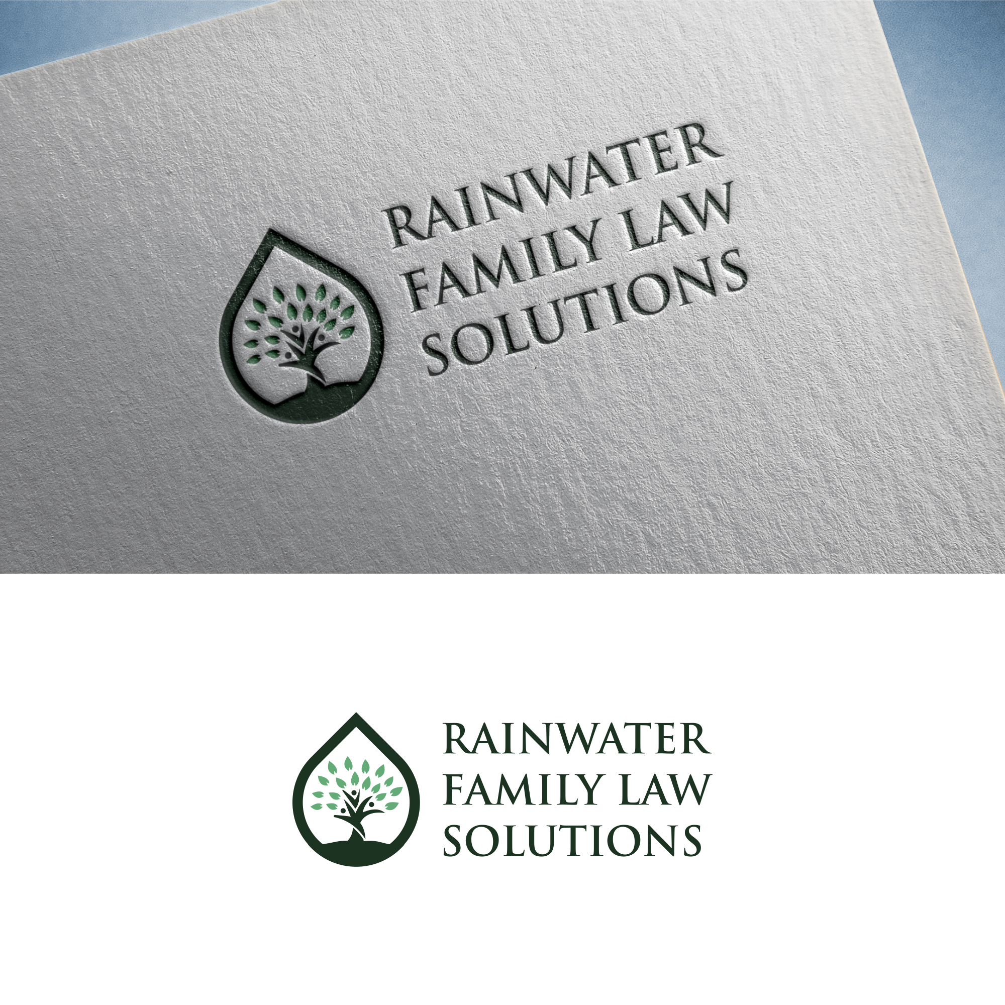 Logo-Design von ni9 für Rainwater Family Law Solutions, APC | Design #36270645
