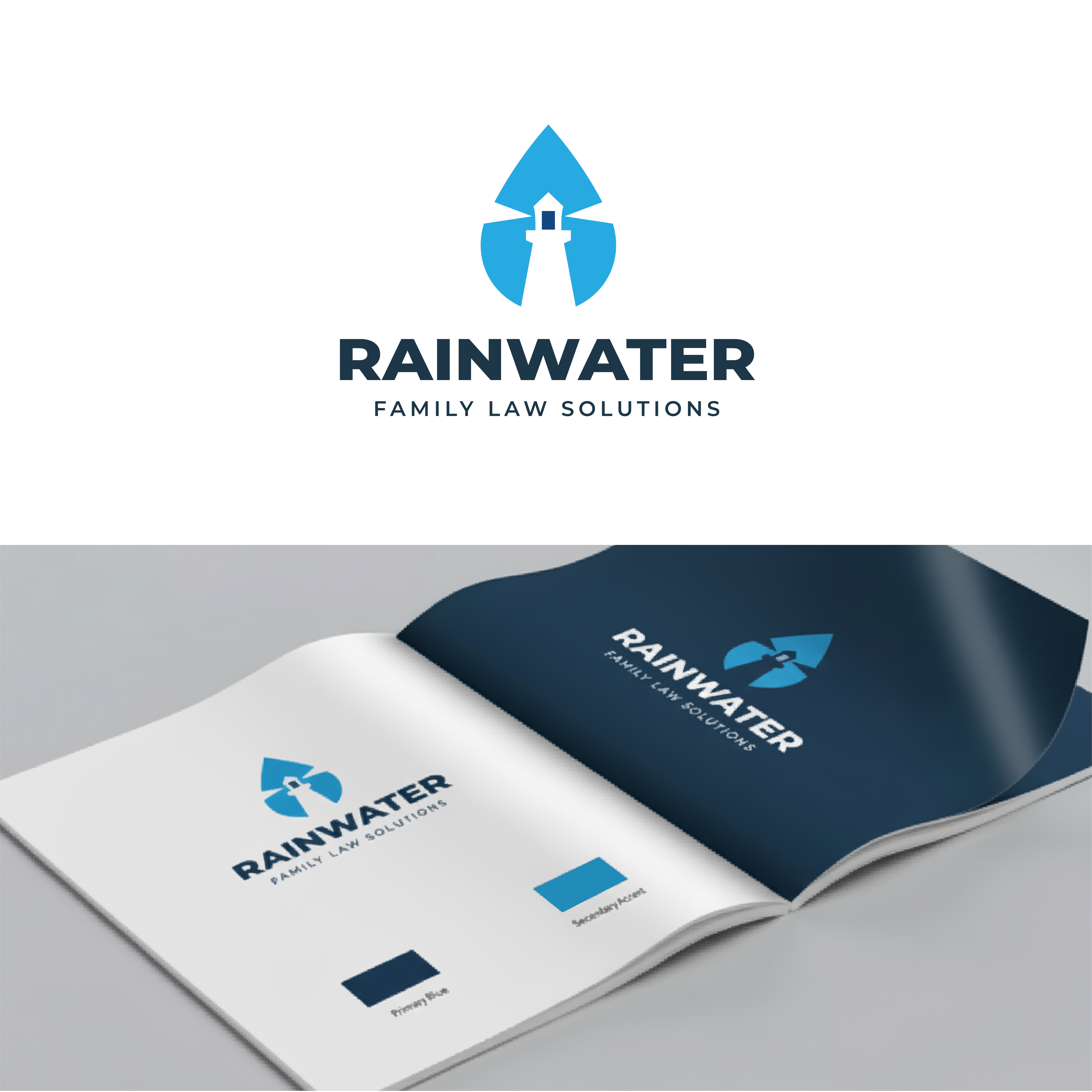 Logo Design by Emjey Designs for Rainwater Family Law Solutions, APC | Design #36282591