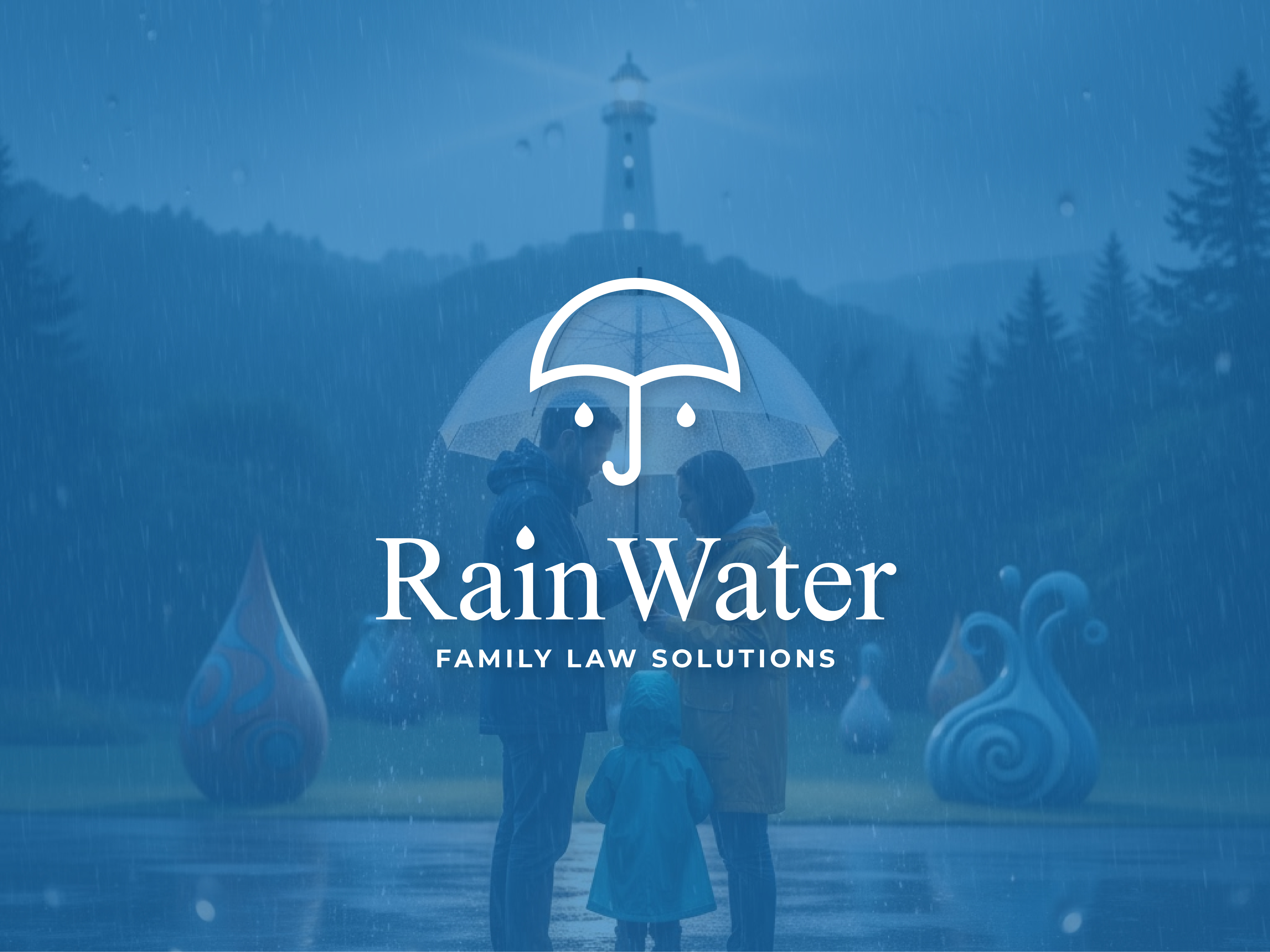 Logo Design by Emjey Designs for Rainwater Family Law Solutions, APC | Design #36282592