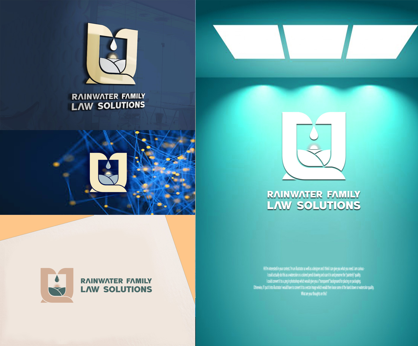 Logo Design by Wonderful design for Rainwater Family Law Solutions, APC | Design #36269478