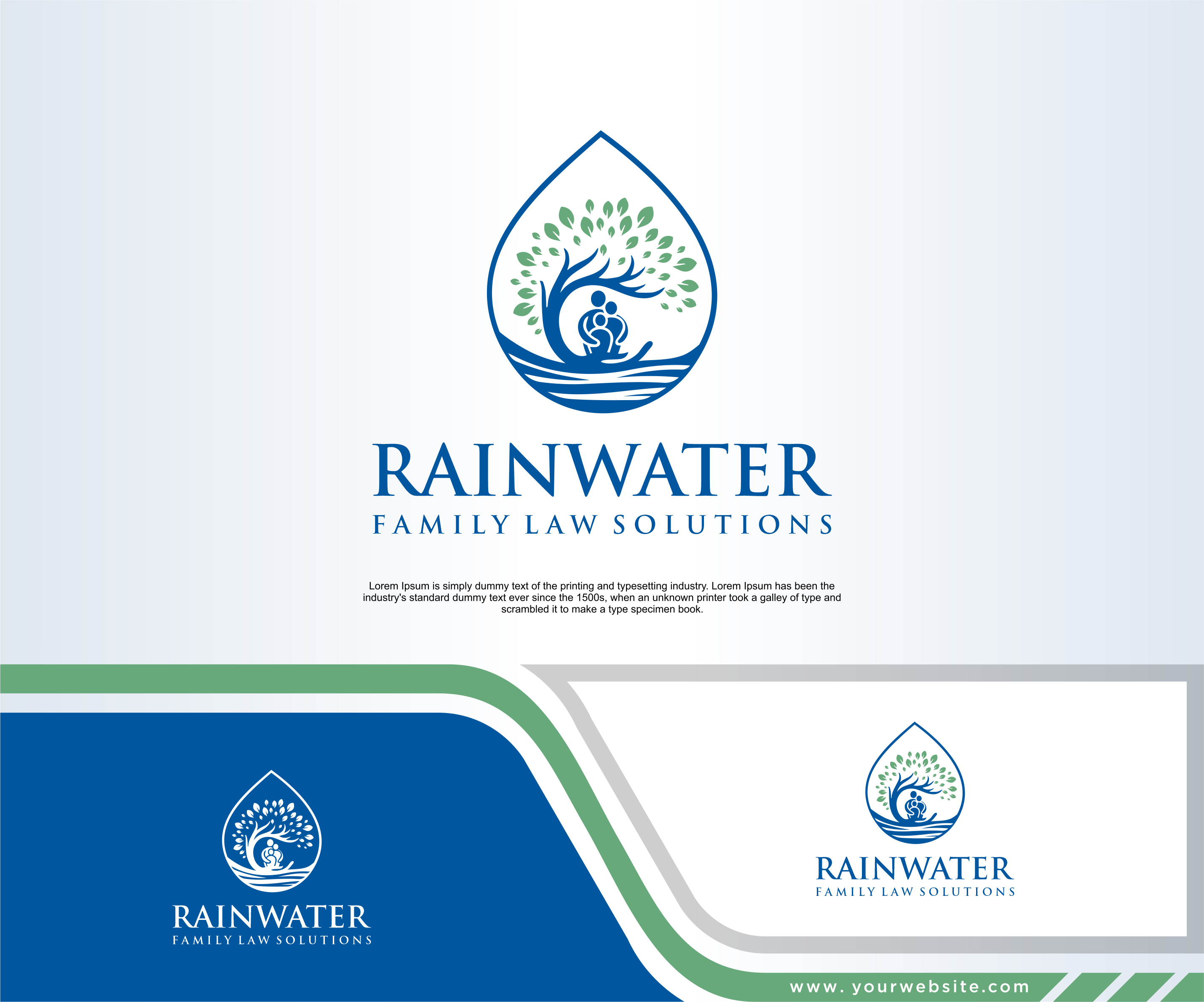 Logo Design by dobleh_creative for Rainwater Family Law Solutions, APC | Design #36267885