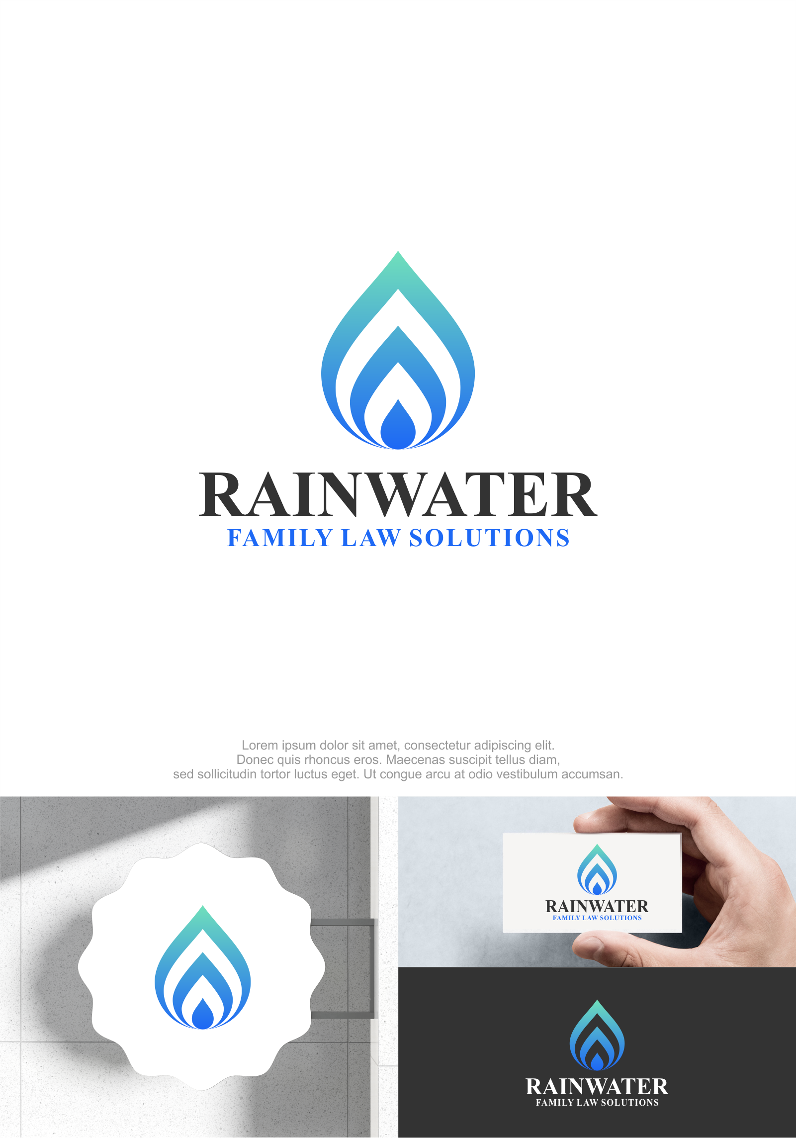 Logo Design by M.Syaiful Huda for Rainwater Family Law Solutions, APC | Design #36268199