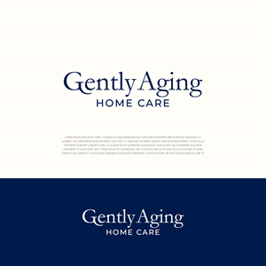 Logo Design by LogoEon for Gently Aging Home Care, inc. | Design: #36269647