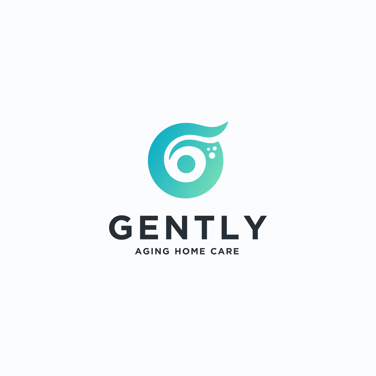 Logo Design by The Blue for Gently Aging Home Care, inc. | Design #36268180