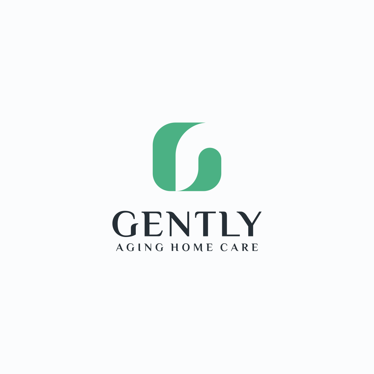 Logo Design by The Blue for Gently Aging Home Care, inc. | Design #36268181