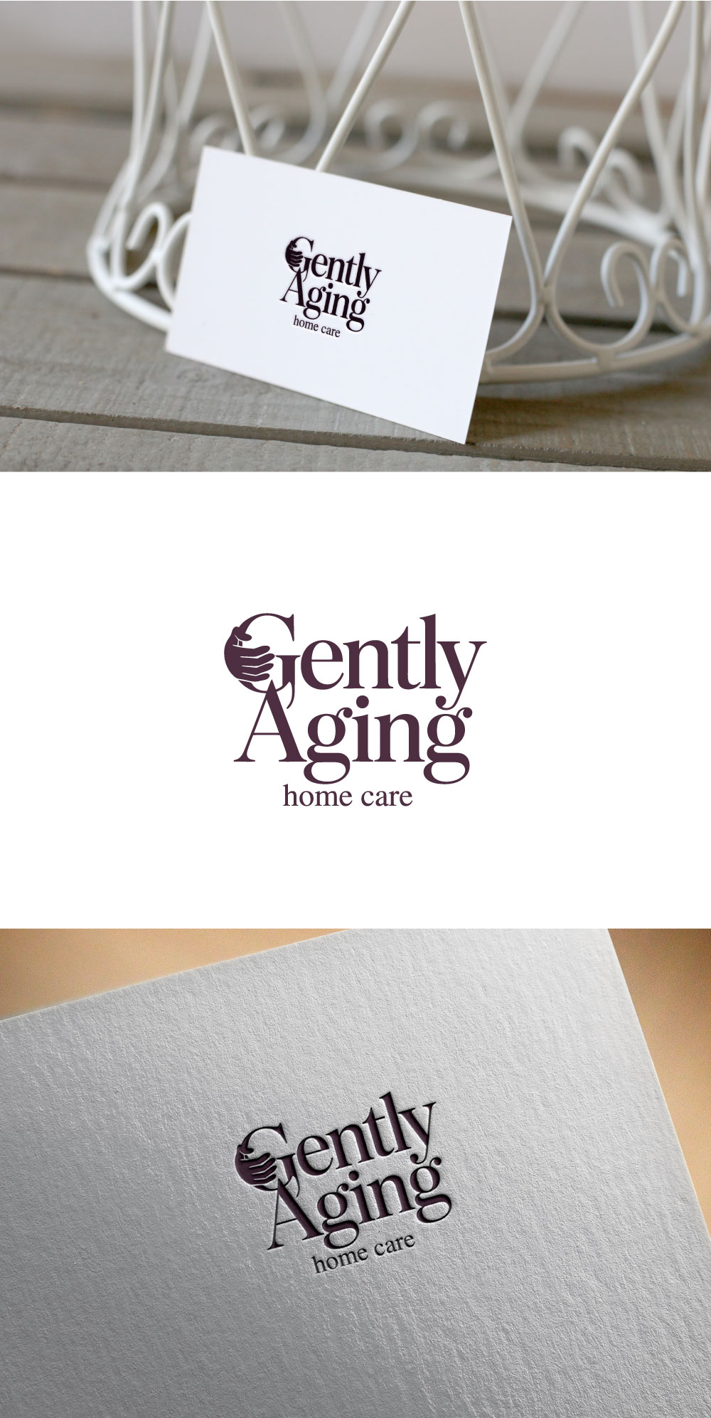 Logo Design by KING JM for Gently Aging Home Care, inc. | Design #36277109