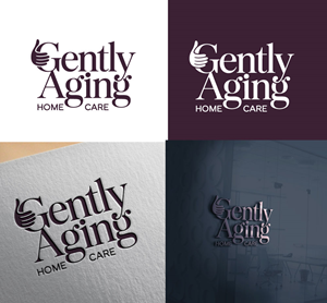 Logo Design by Jonshonkal for Gently Aging Home Care, inc. | Design: #36278657