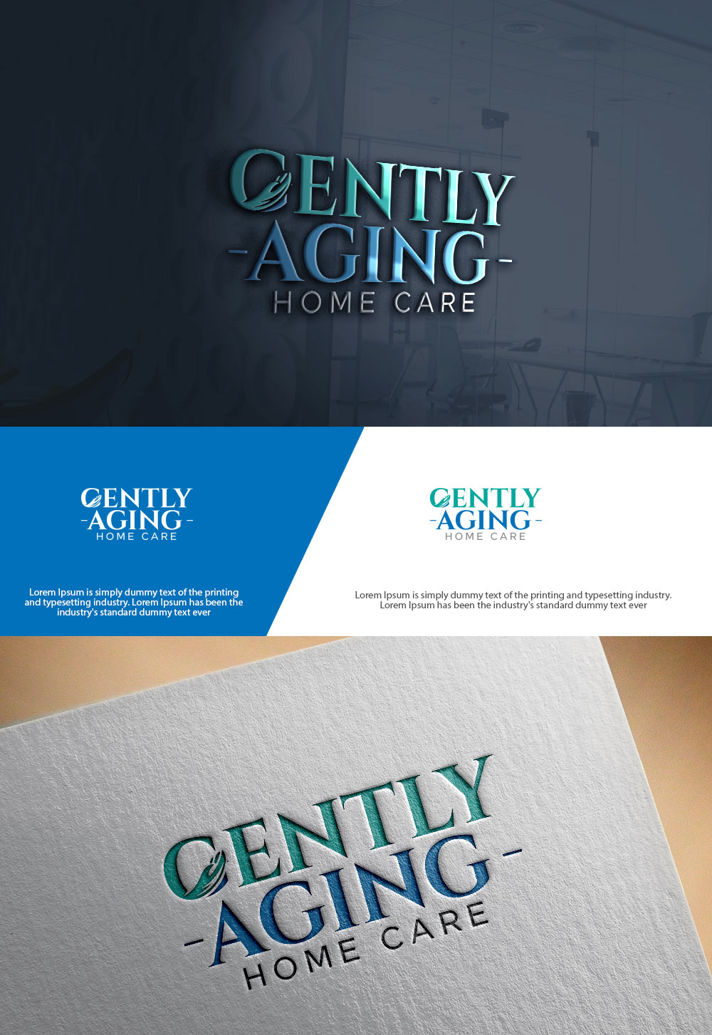 Logo Design by sulemani  creation for Gently Aging Home Care, inc. | Design #36271549
