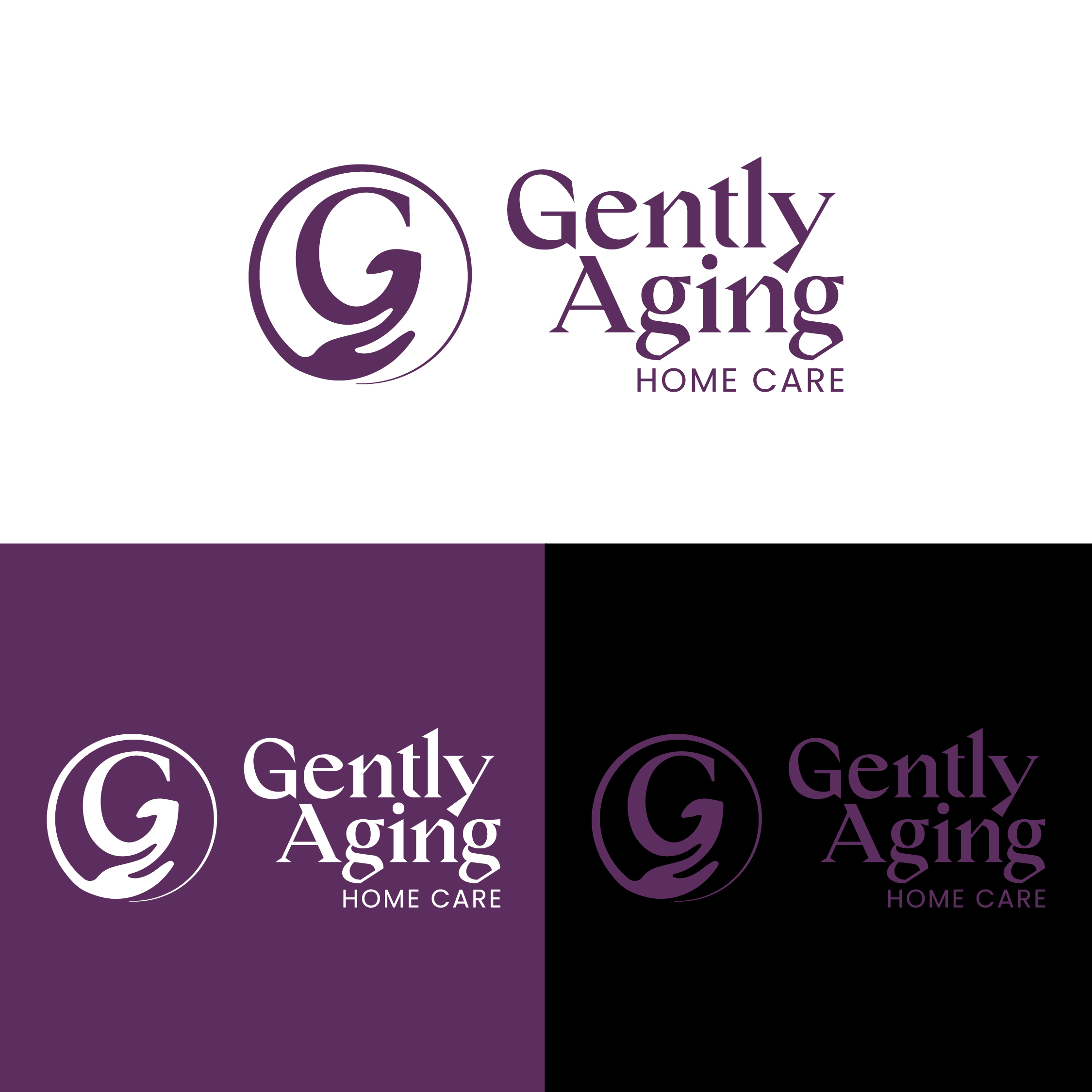 Logo Design by BANI GD for Gently Aging Home Care, inc. | Design #36271903
