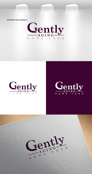 Logo Design by Rahmina for Gently Aging Home Care, inc. | Design: #36274807