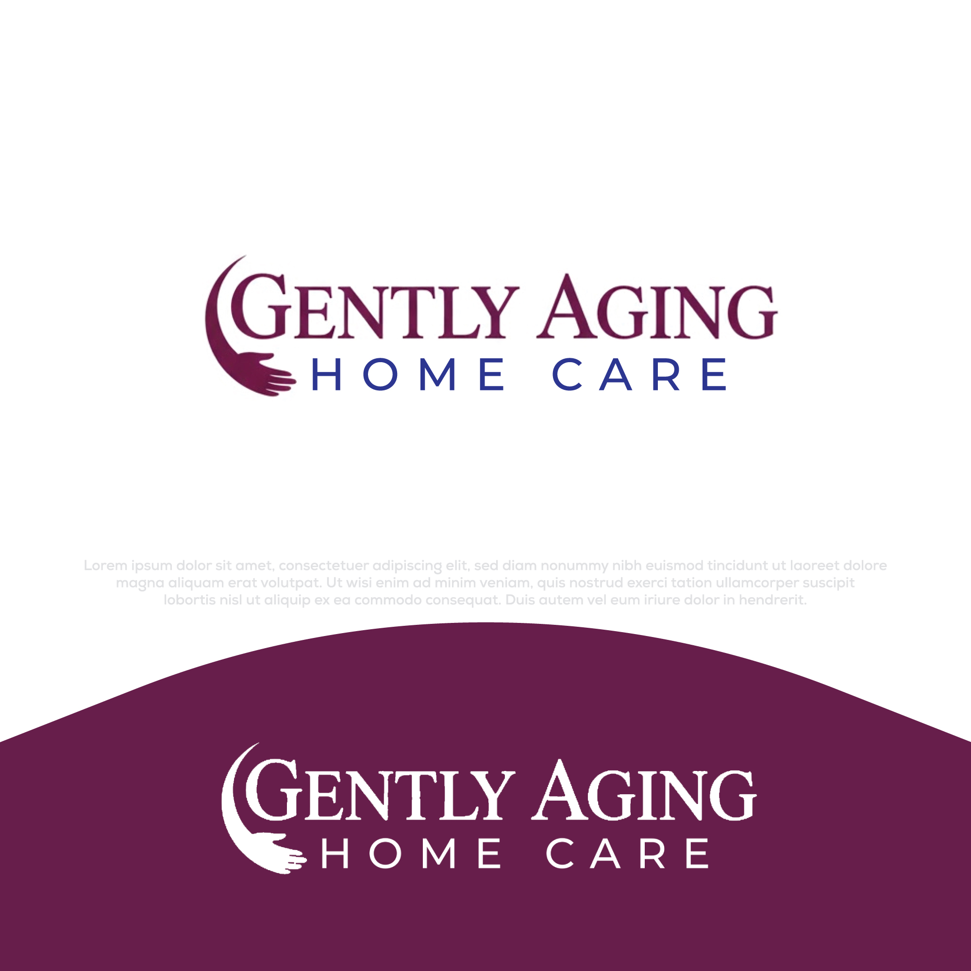 Logo Design by Pilot_DesignR™ for Gently Aging Home Care, inc. | Design #36269970