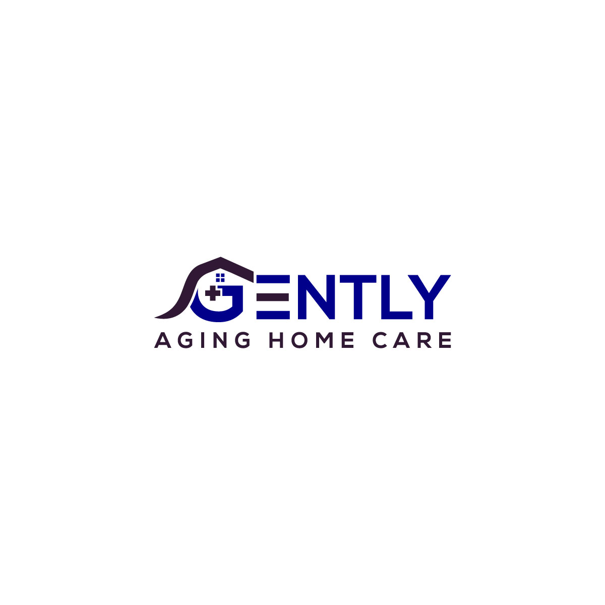 Logo Design by ExclusiveMind for Gently Aging Home Care, inc. | Design #36293798