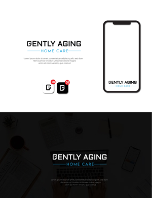 Logo Design by Md. Fariduzzaman for Gently Aging Home Care, inc. | Design: #36277384