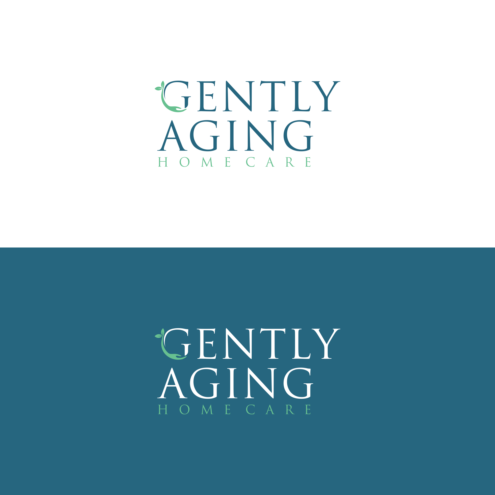 Logo Design by babykong for Gently Aging Home Care, inc. | Design #36276244