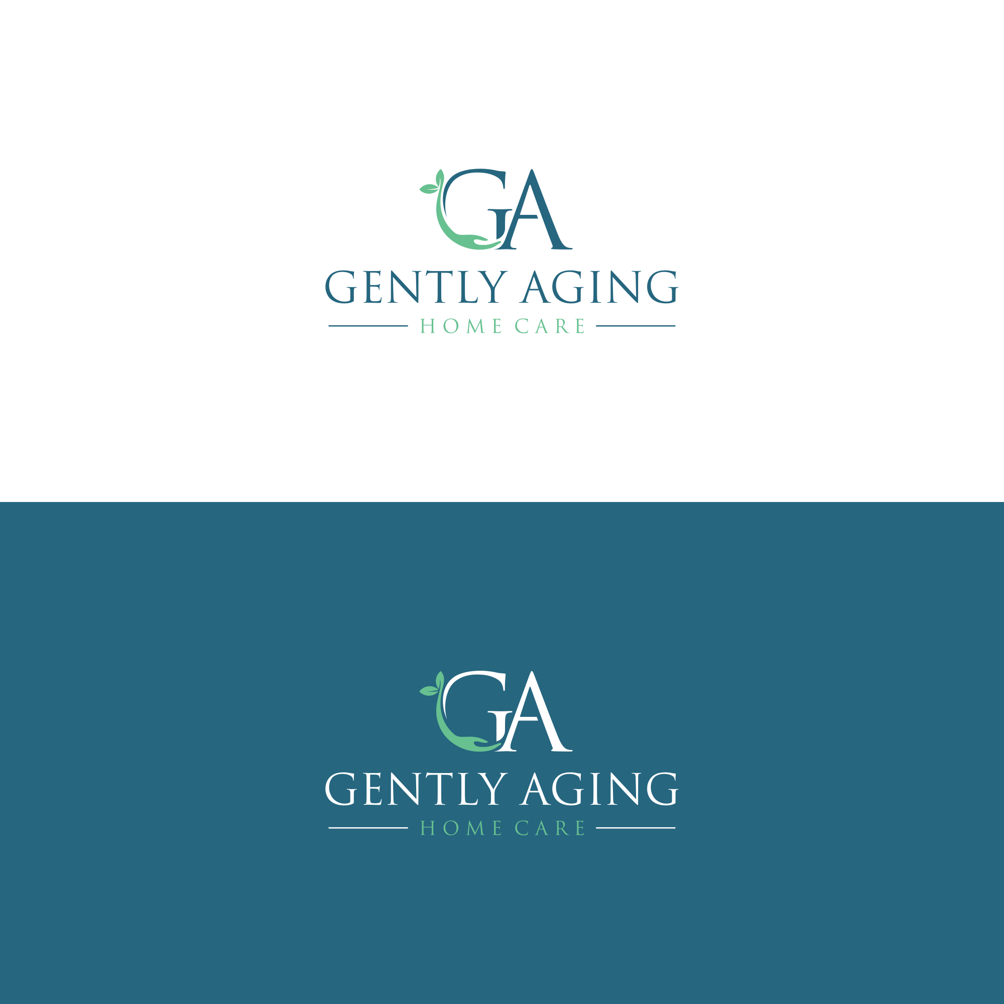 Logo Design by babykong for Gently Aging Home Care, inc. | Design #36276245