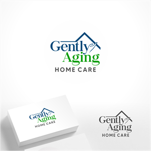 Logo Design by Arham Hidayat for Gently Aging Home Care, inc. | Design #36292771