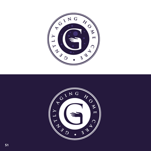 Logo Design by Sujit Banerjee for Gently Aging Home Care, inc. | Design: #36270981