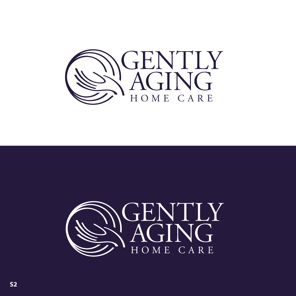 Logo Design by Sujit Banerjee for Gently Aging Home Care, inc. | Design #36270982