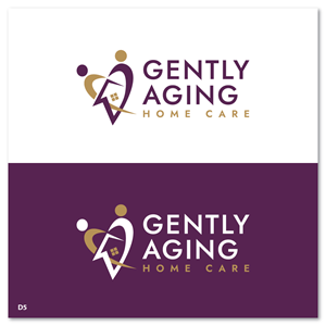 Logo Design by Sujit Banerjee for Gently Aging Home Care, inc. | Design: #36275079
