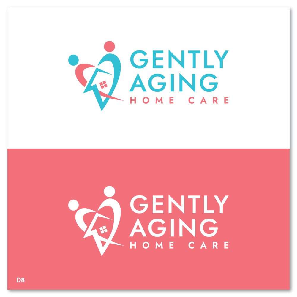Logo Design by Sujit Banerjee for Gently Aging Home Care, inc. | Design #36309178