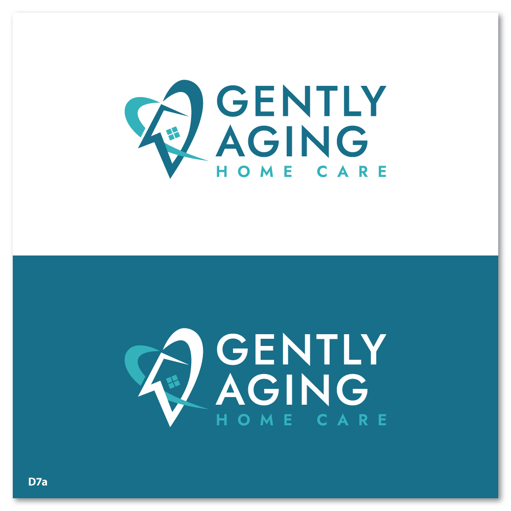 Logo Design by Sujit Banerjee for Gently Aging Home Care, inc. | Design #36309182