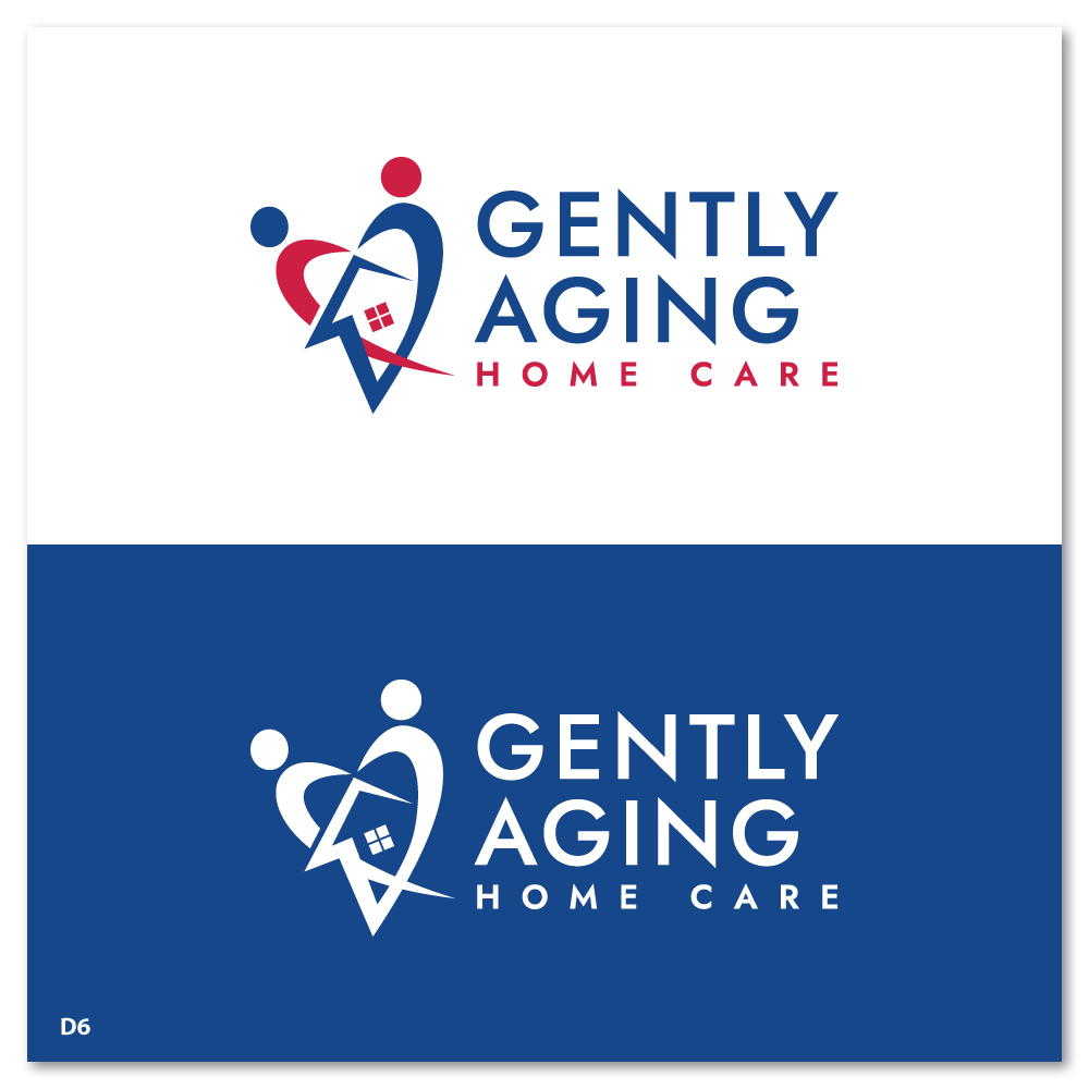 Logo Design by Sujit Banerjee for Gently Aging Home Care, inc. | Design #36309184