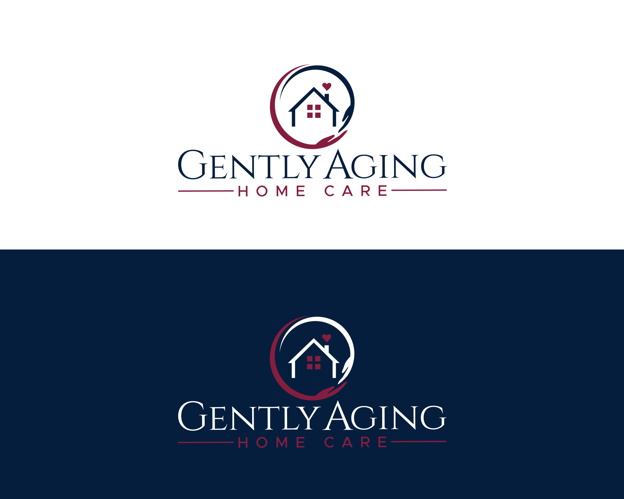 Logo Design by omdesign philippines for Gently Aging Home Care, inc. | Design #36267571