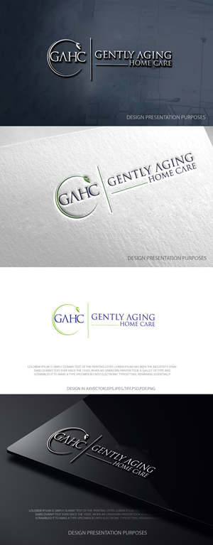 Logo Design by zebronicgraphic for Gently Aging Home Care, inc. | Design: #36270196
