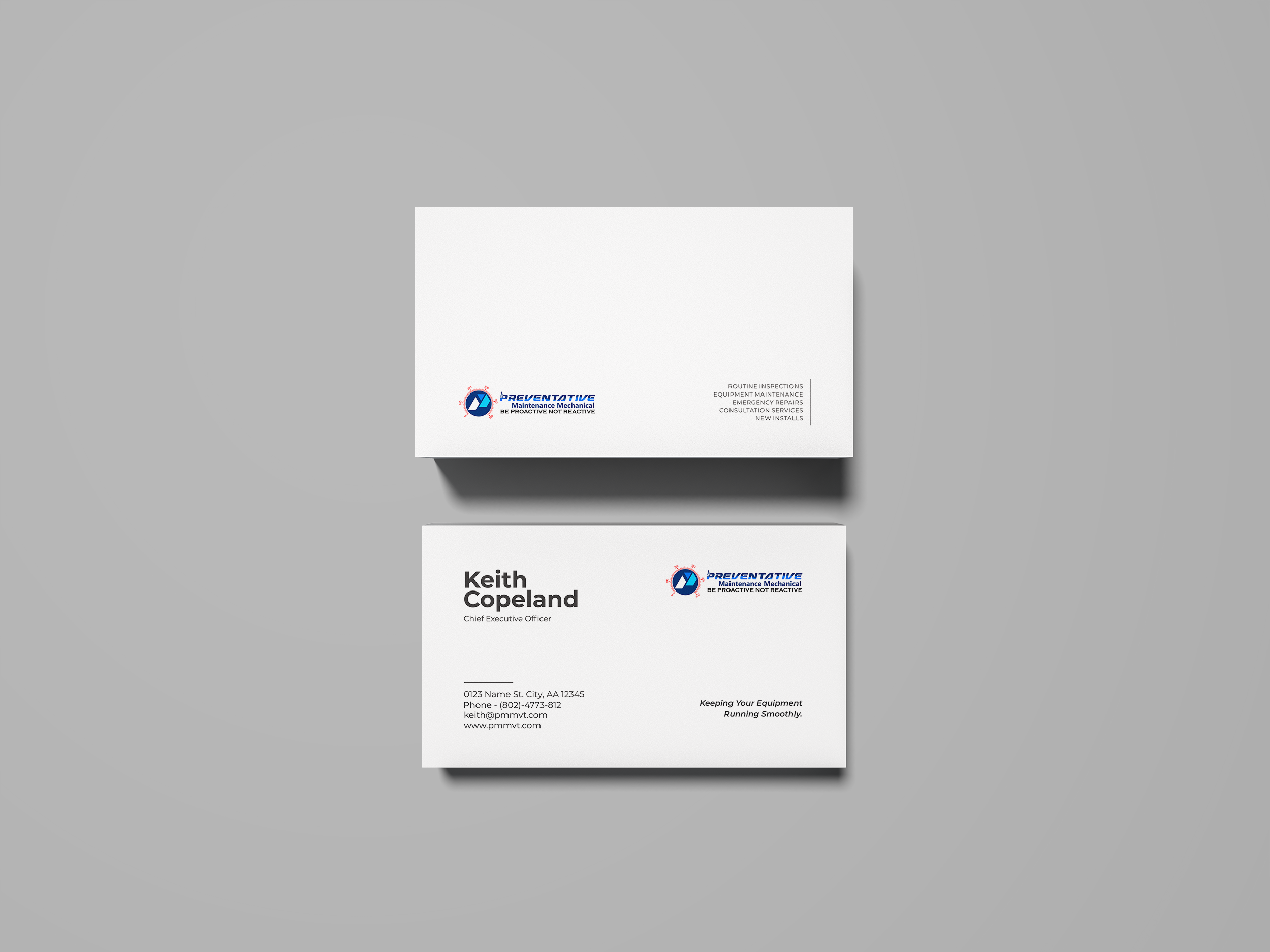 Business Card Design by dadaMEDIA for Preventative maintinance mechanical | Design #36272109