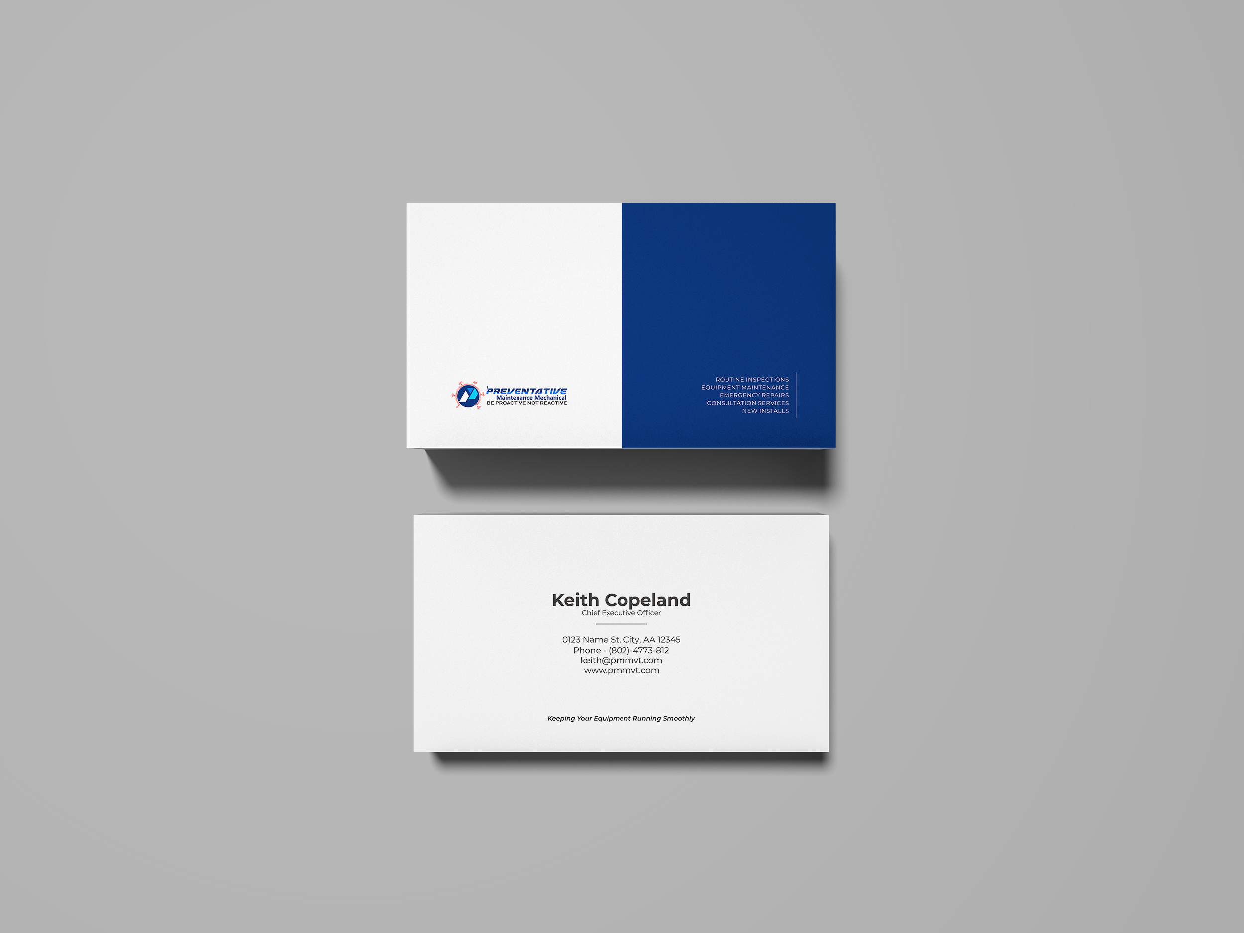 Business Card Design by dadaMEDIA for Preventative maintinance mechanical | Design #36272242
